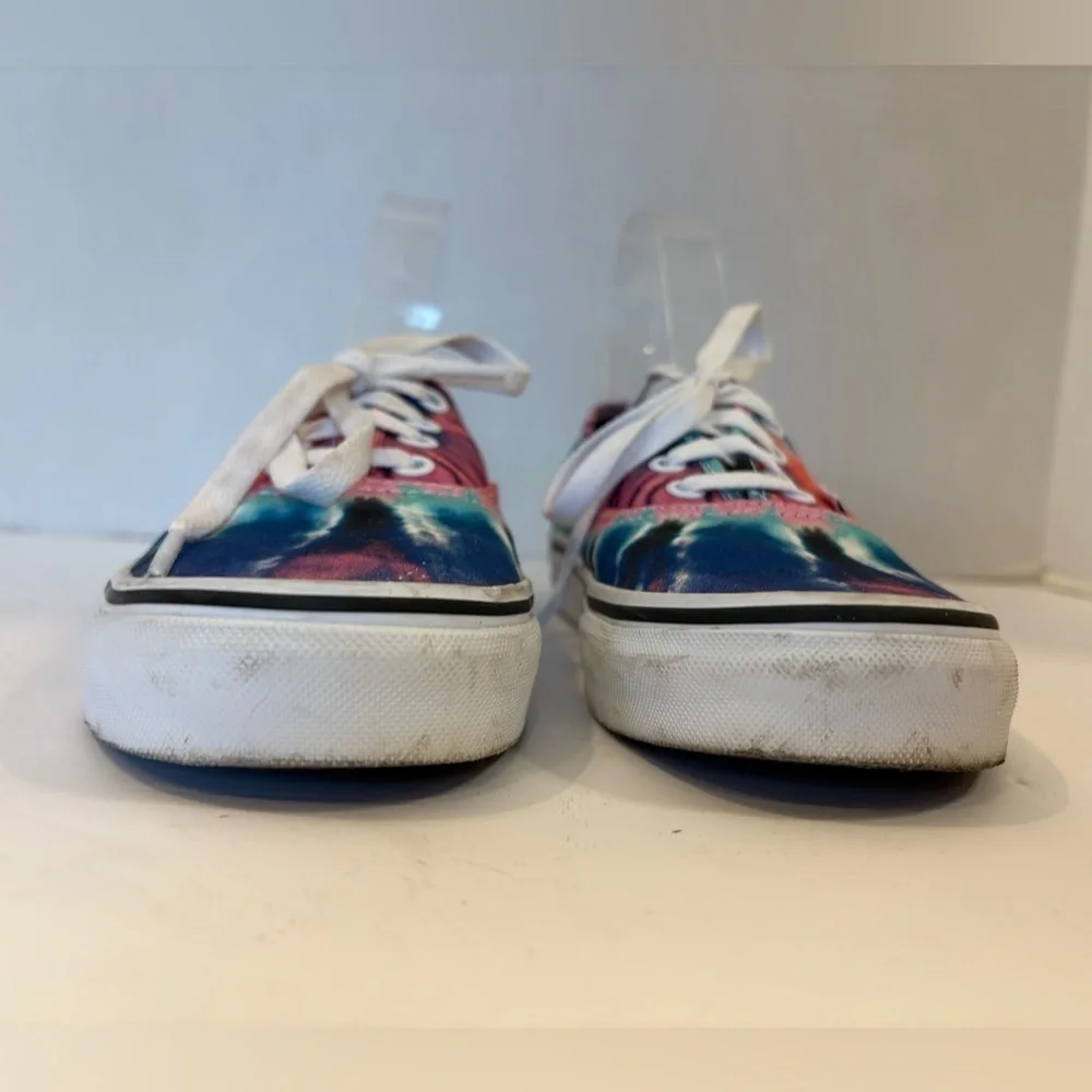 Vans tie-dye multicolored canvas sneakers size 6.5